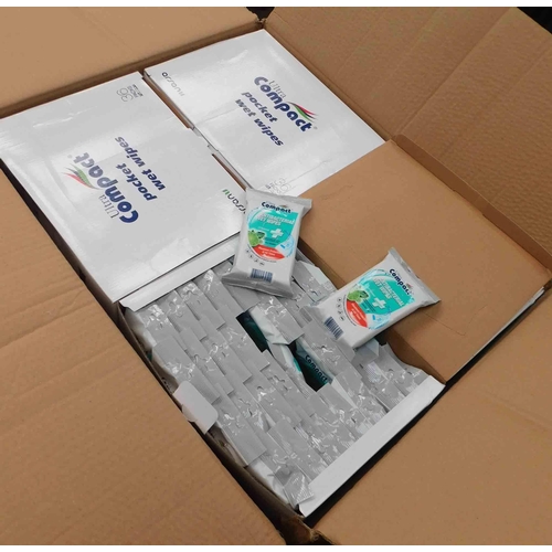 799 - 3x Boxes of 4x boxes of 36 packs of wet wipes