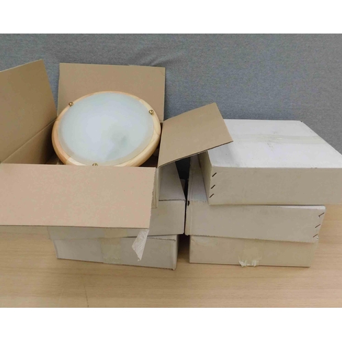 802 - 6x New/boxed ceiling light fittings