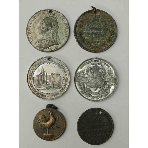 103 - Six - Antique commemorative medals