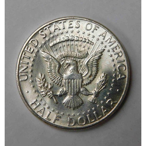 108 - 1964 - USA Kennedy silver 1/2 Dollar