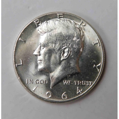 108 - 1964 - USA Kennedy silver 1/2 Dollar