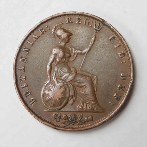 112 - 1853 dated - 1/2 d coin