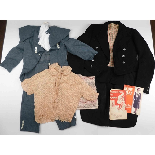 178 - Two - Child's vintage woollen suits & blouse