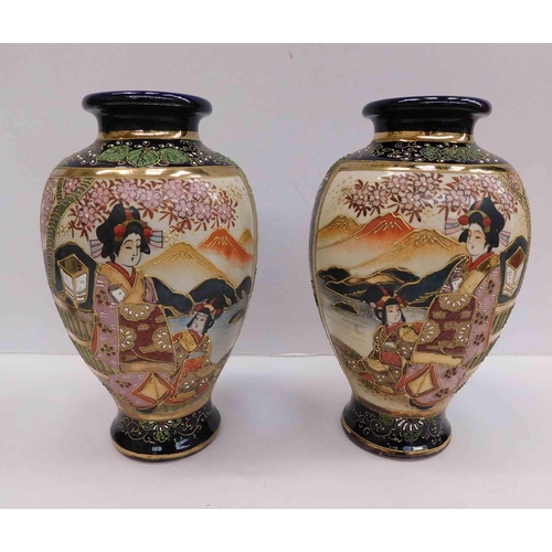 205 - Pair of Satsuma vases - 9