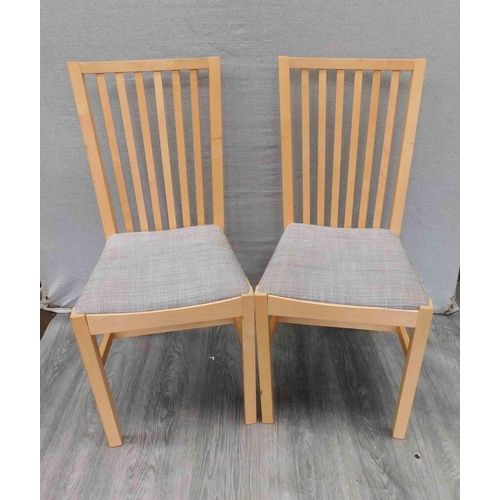 547 - Pair of modern dining chairs