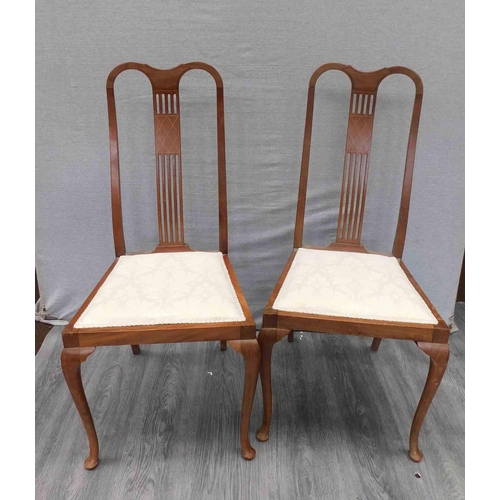 553 - Pair of vintage bedroom chairs