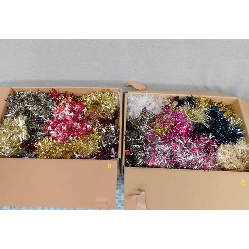 567 - 2x Boxes of tinsel