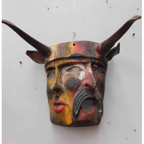 627 - Original vintage hand made mask