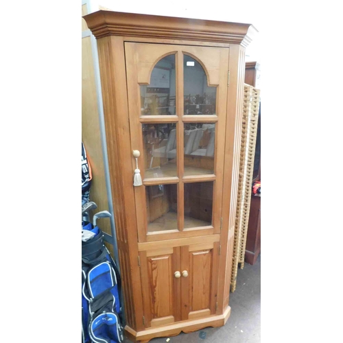 632 - Pine display corner unit