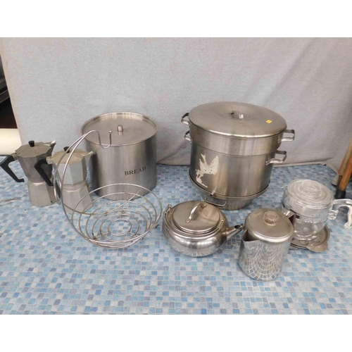 708 - Collection of industrial kitchenware