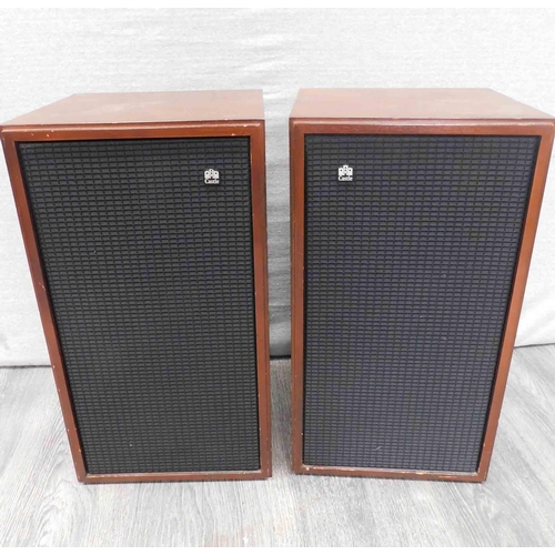 718 - Pair of Castle tall speakers