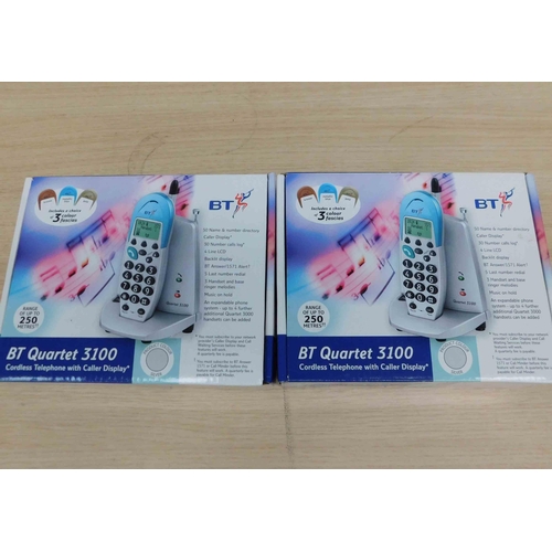 731 - 2x BT cordless telephones - new in box w/o