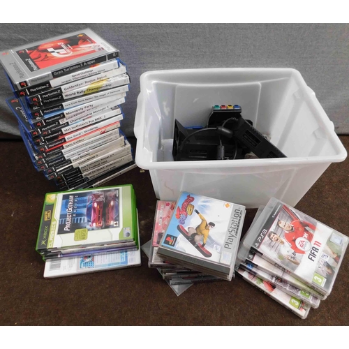 745 - Selection of PS2, PS3 & Ps1 games + Xbox games etc