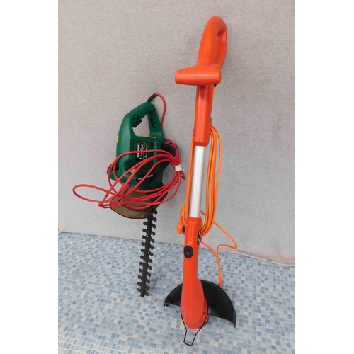 762 - Qualcast hedge trimmer W/O & Black & Decker strimmer W/O