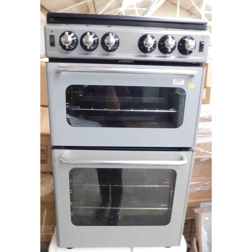 798 - New world new home electric oven - charcoal grey, unchecked