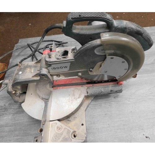 808 - Slide compound 1800w mitre saw MS25P/4 w/o