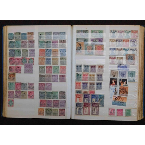 84 - Stock book containing - early Commonwealth stamps