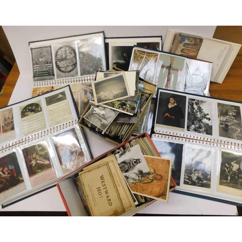 95 - Collection of ephemera & postcards - loose and in albums