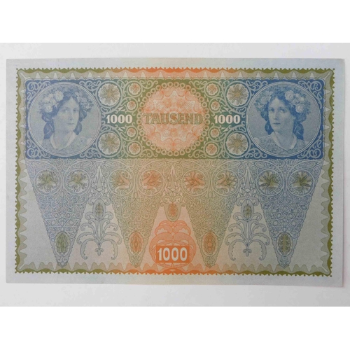 97 - 1902 - Austrian 1000 Krona banknote