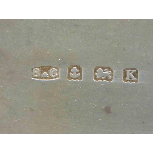 129 - Sterling silver hallmarked - cigarette case