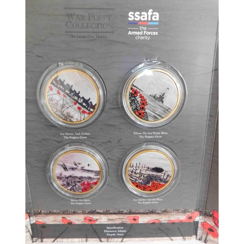 147 - Windsor Mint - War Poppy Collection - by Jaqueline Hurley - complete