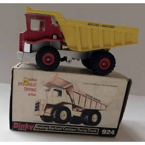 Camion Benne Miniature Dinky Toys - Aveling Barford Centaur - Échelle 1:43 - Occasion Vintage