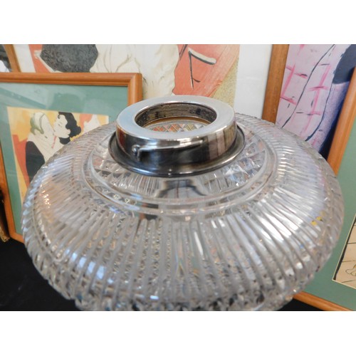 149 - Antique Victorian - repousse decorated sterling silver oil lamp