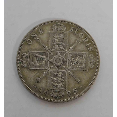 106 - 1925 dated - One Florin coin