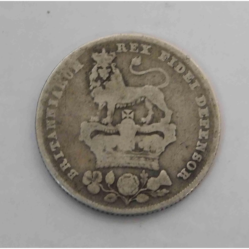 115 - 1826 dated - Georgian Shilling coin