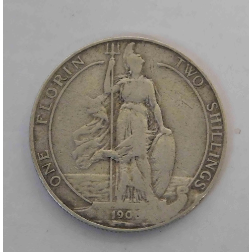 126 - 1906 dated - One Florin & Two Shillings coin