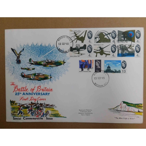 18 - Battle of Britain FDC - with Biggin Hill cancellation