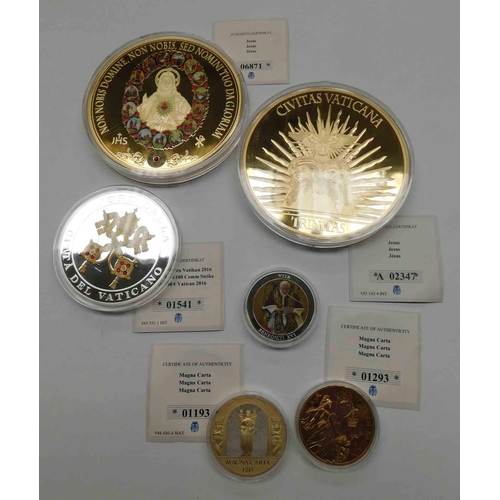 236 - Mixed - restrike coins including Jesus Giants