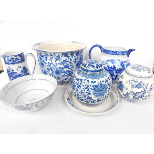 55 - Mixed - blue & white ceramics