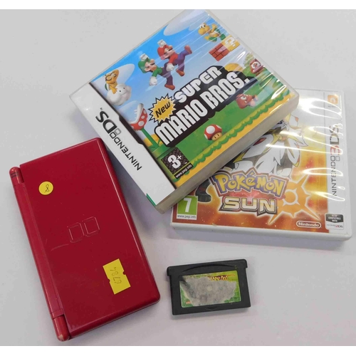 777 - Nintendo DS Lite & games w/o