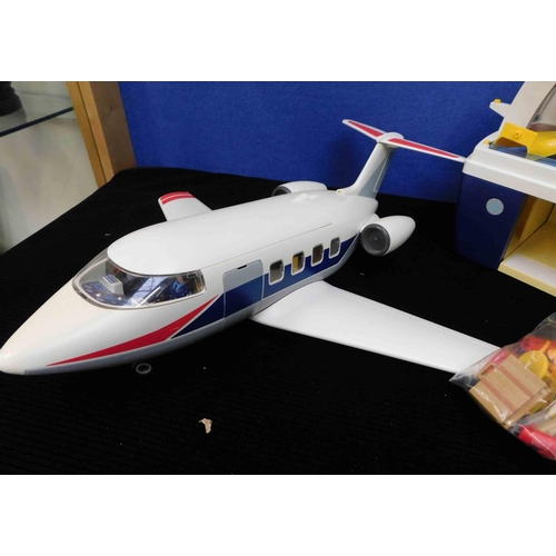 79 - Playmobil - aeroplane, boat & accessories