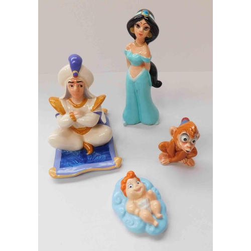 142 - Four - Disney Aladdin & Baby Hercules ceramics - no damage