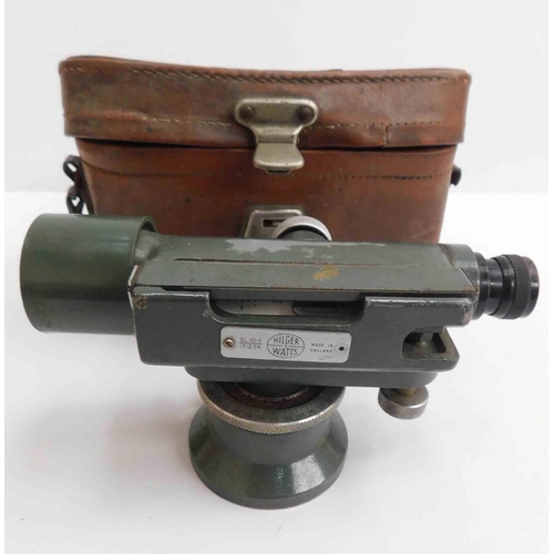 170 - Hilger & Watts London - Theodolite/surveyors level in case