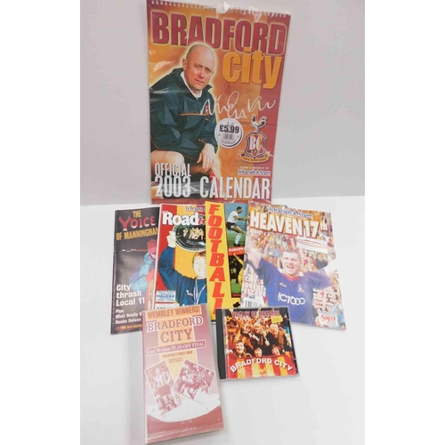 189 - Bradford City memorabilia - including calendar