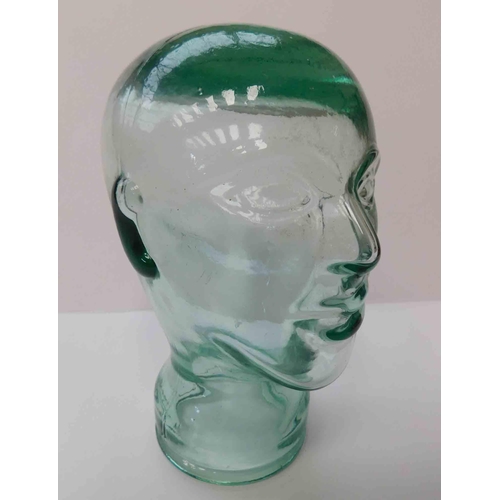 205 - Small - glass display head - approx. 8