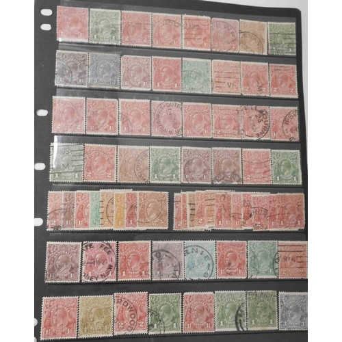 230 - Australian - George V - Heads stamps