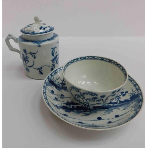 248 - Blue & white - decorated ceramics