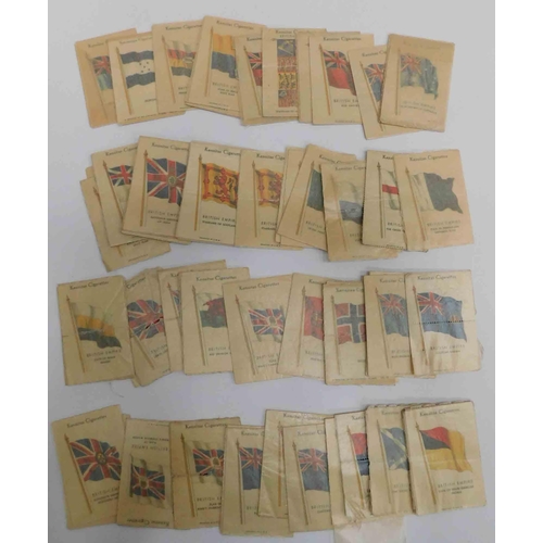 255 - British Empire silk flag - cigarette cards