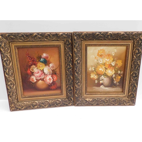 5 - Two - Gilt framed oils - approx. 13