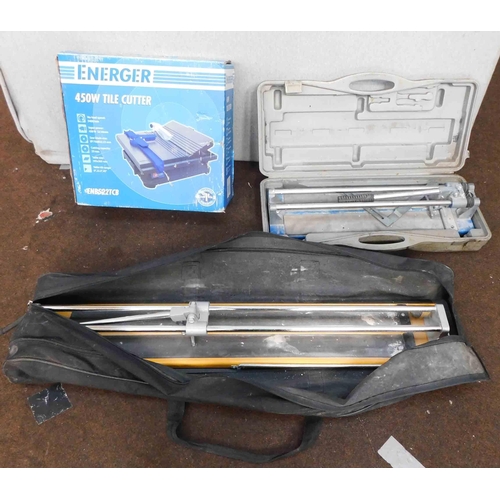 506 - 3x Tile cutters