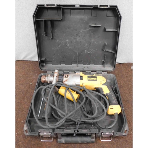 507 - Dewalt hammer drill in case W/O