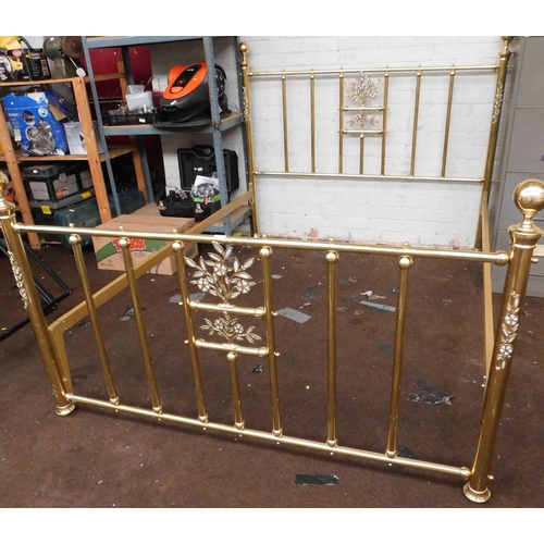 529 - Brass bed frame - complete 60