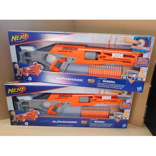 577 - 2x Nerf alphahawk guns - new and sealed