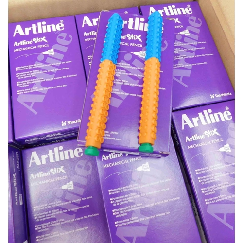 599 - Full box of Artline mechanical pencils - 48 packs of 12