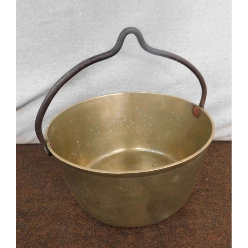 613 - Brass jam pan