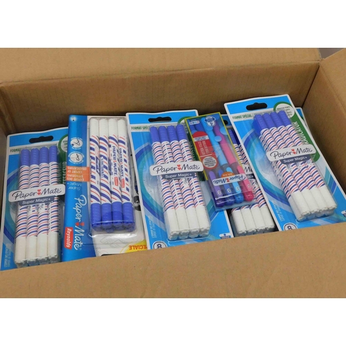 633 - Box of Papermate pen packs